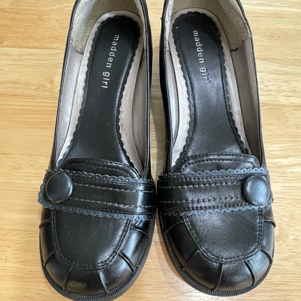 Madden girl black size 9 - worn once